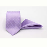 LILAC SERENITY TIE AND POCKET SQUARE SET